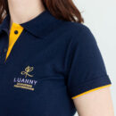 Camisa polo com detalhes