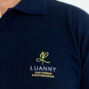 Camisa polo com detalhes