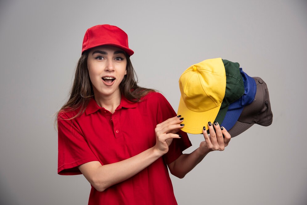 A imagem mostra alguém com um uniforme profissional personalizado